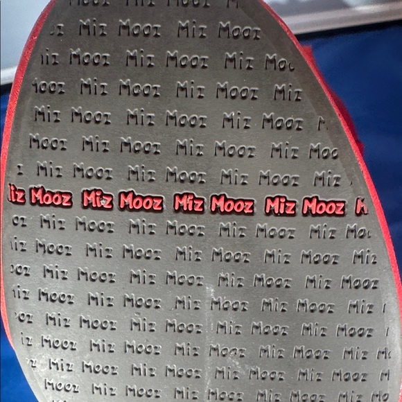 Miz Mooz Erica red leather zip up booties ankle boots size 9 - Picture 9 of 10